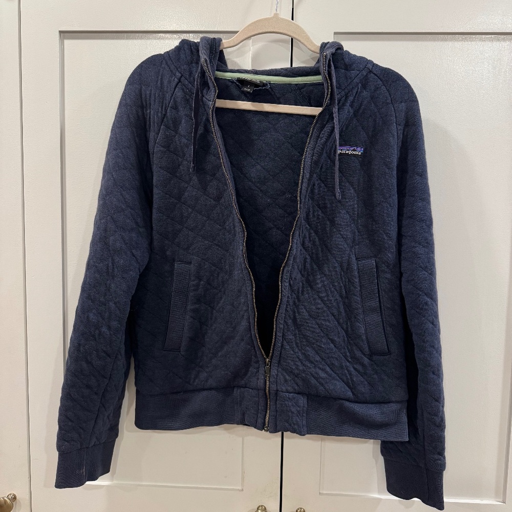 Patagonia organic cotton zip hoodie